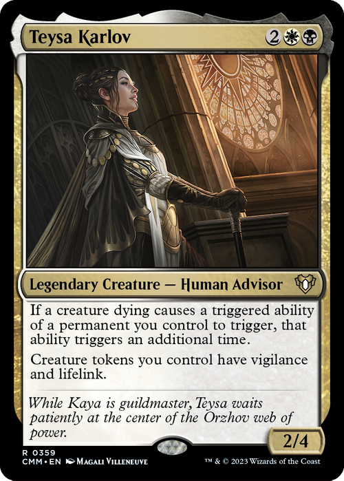 Teysa Karlov (CMM-359) - Commander Masters