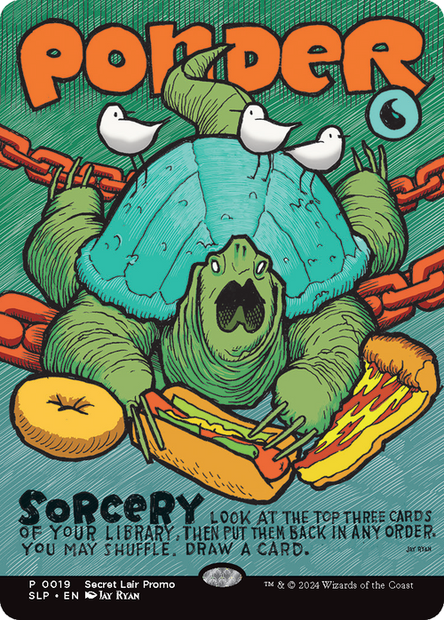 Ponder (SLP-019) - Secret Lair Showdown: (borderless) (Borderless) Foil