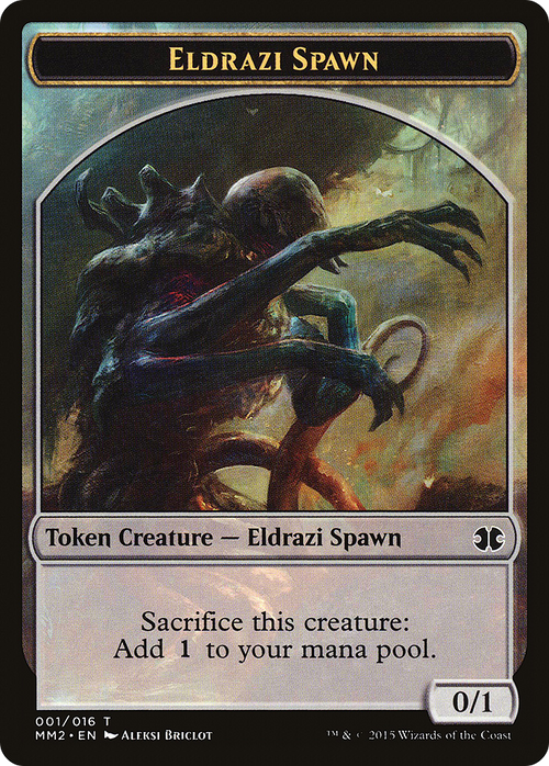 Eldrazi Spawn Token (001) (MM2-001) - Modern Masters 2015 Tokens