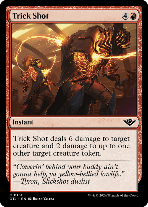 Trick Shot (OTJ-151) - Outlaws of Thunder Junction Foil