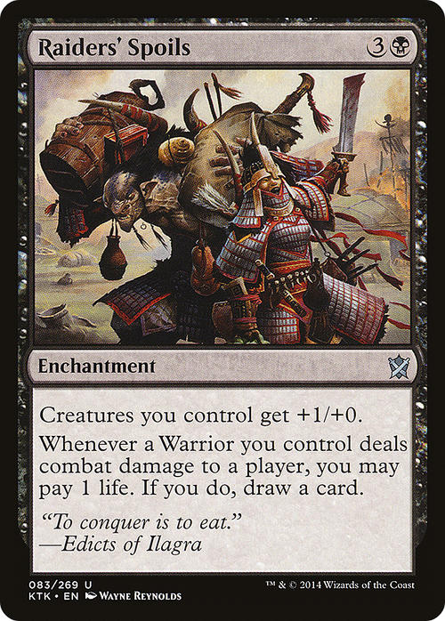 Raiders' Spoils (KTK-083) - Khans of Tarkir Foil