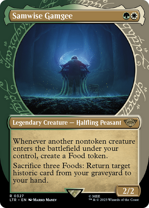 Samwise Gamgee (Showcase) (LTR-327) - The Lord of the Rings: Tales of Middle-earth: (Showcase) (Borderless) Foil