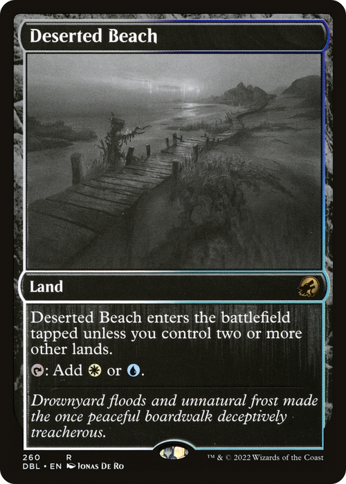 Deserted Beach (DBL-260) - Innistrad: Double Feature Foil
