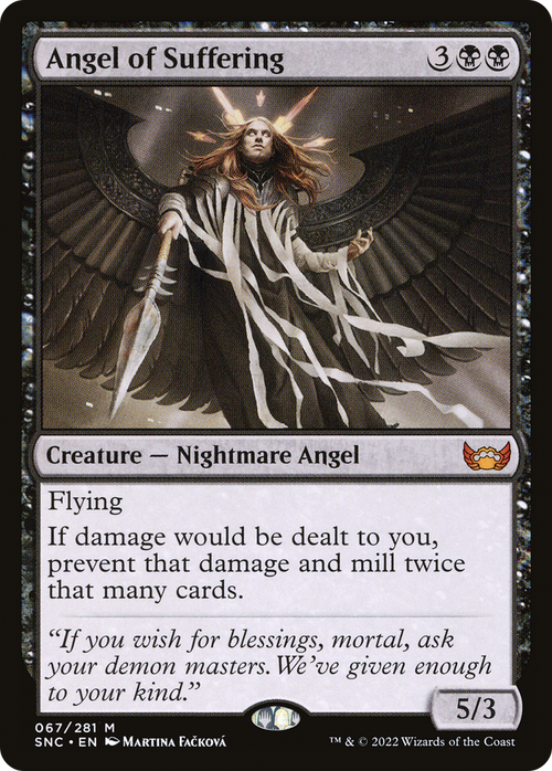 Angel of Suffering (SNC-067) - Streets of New Capenna Foil