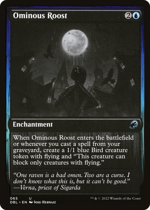 Ominous Roost (DBL-065) - Innistrad: Double Feature