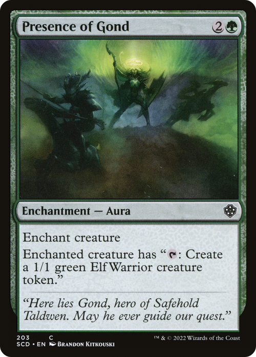 Presence of Gond (SCD-203) - Starter Commander Decks