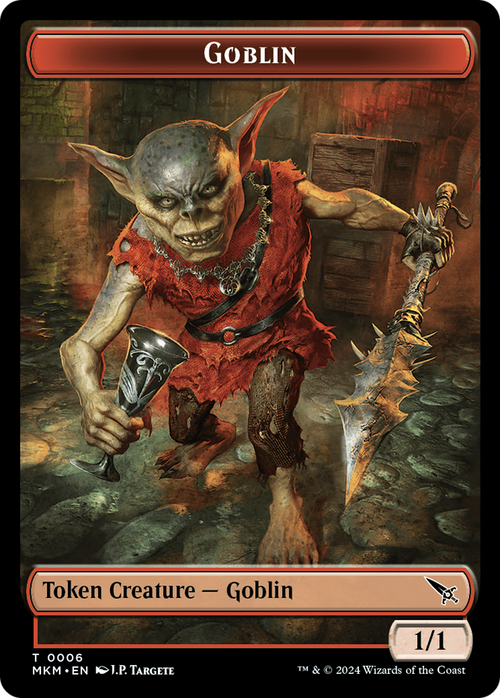 Goblin (TMKM-006) - Murders at Karlov Manor Tokens Foil