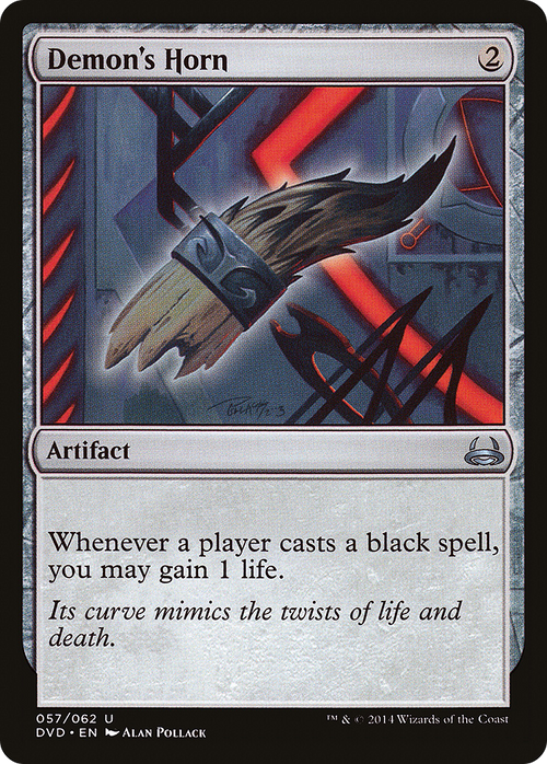 Demon's Horn (DD3-057) - Duel Decks Anthology: Divine vs. Demonic