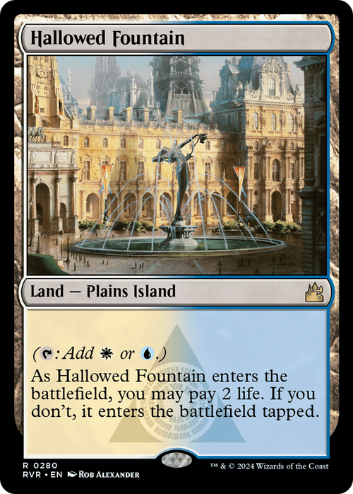 Hallowed Fountain (RVR-280) - Ravnica Remastered Foil