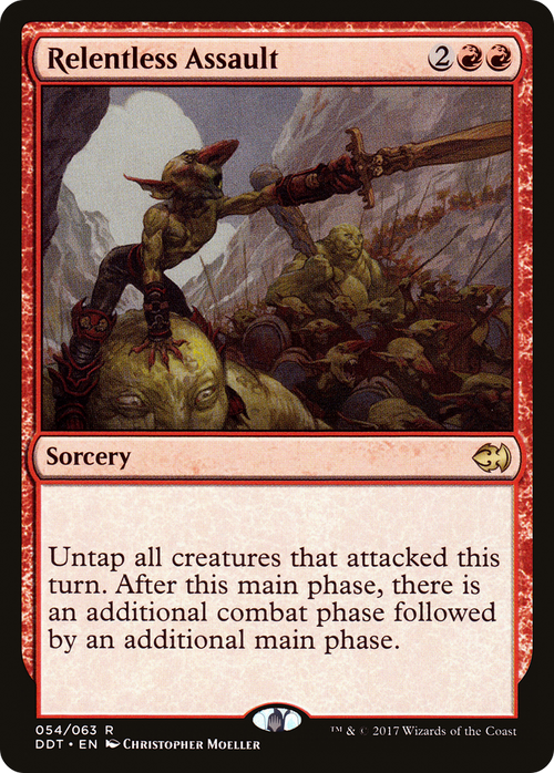Relentless Assault (DDT-054) - Duel Decks: Merfolk vs. Goblins