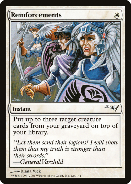 Reinforcements (Version 2) (CTD-12B) - Coldsnap Theme Decks