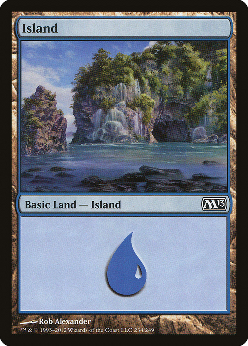 Island (234) (M13-234) - Magic 2013 Foil