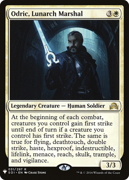 Odric, Lunarch Marshal (LIST-SOI-31) - The List
