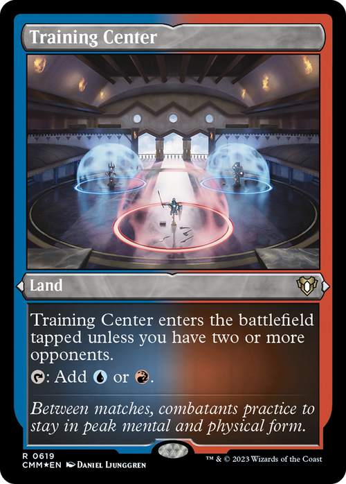 Training Center (Foil Etched) (CMM-619) - Commander Masters Foil