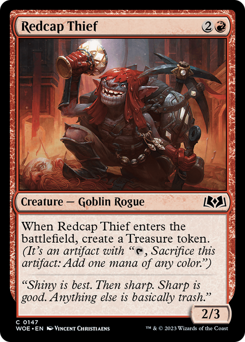 Redcap Thief (WOE-147) - Wilds of Eldraine