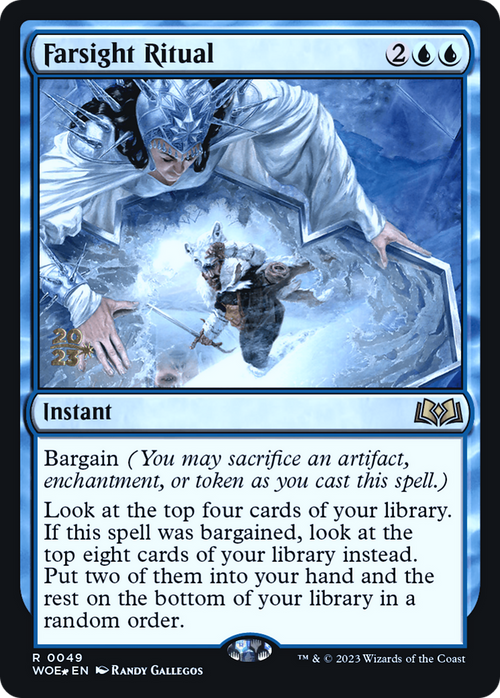 Farsight Ritual (PRE-049) - Wilds of Eldraine Promos Foil
