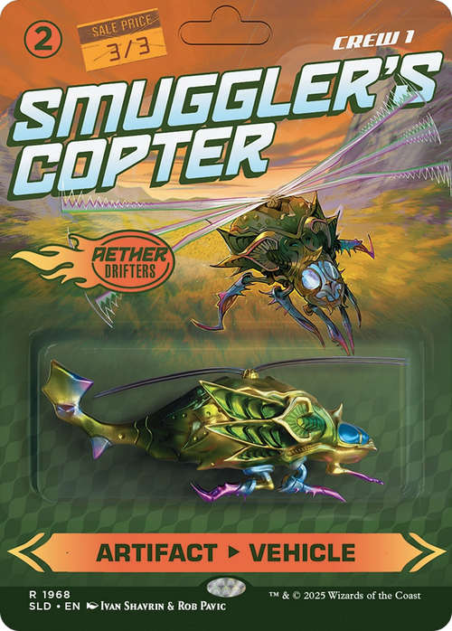 Smuggler's Copter (SLD-1968) - Secret Lair Drop (Borderless)