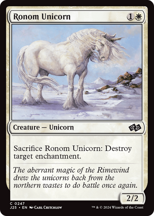 Ronom Unicorn (J25-247) - Foundations Jumpstart