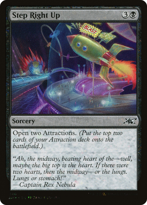 Step Right Up (Galaxy Foil) (UNF-380) - Unfinity Foil