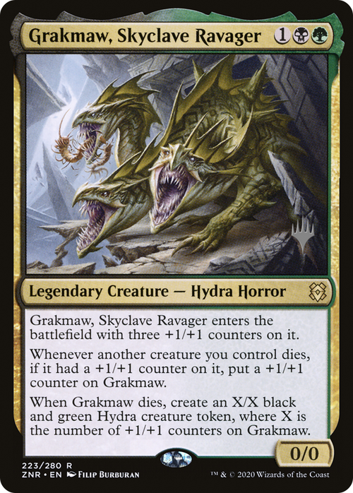 Grakmaw, Skyclave Ravager (PPZNR-223P) - Zendikar Rising Promos