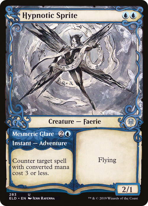 Hypnotic Sprite (Showcase) (ELD-283) - Throne of Eldraine: (Showcase) Foil