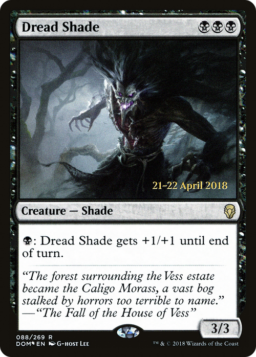 Dread Shade (PRE-88S) - Dominaria Promos Foil