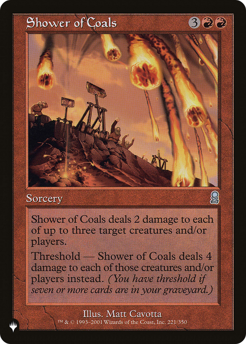 Shower of Coals (LIST-ODY-221) - The List