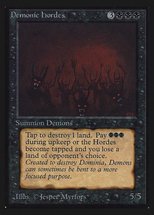 Demonic Hordes (CE) (CED-) - Collectors' Edition