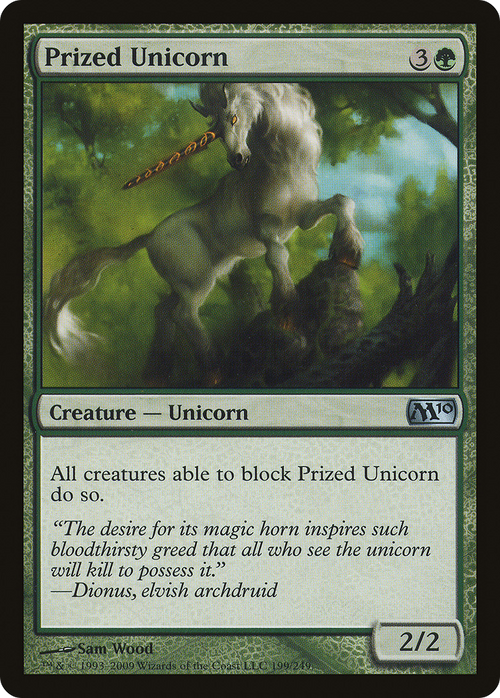 Prized Unicorn (M10-199) - Magic 2010