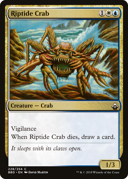 Riptide Crab (BBD-228) - Battlebond Foil