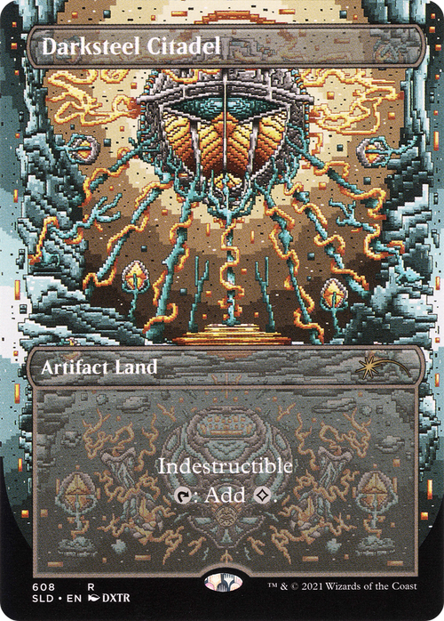 Darksteel Citadel (SLD-608) - Secret Lair Drop (Borderless)