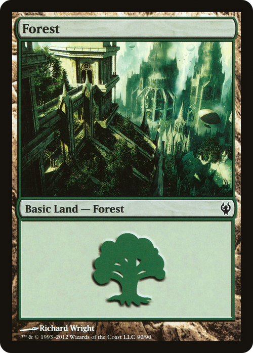 Forest (90) (DDJ-090) - Duel Decks: Izzet vs. Golgari