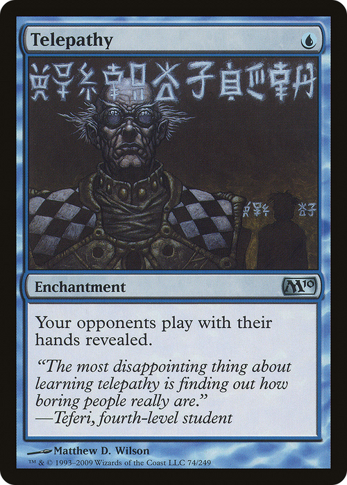Telepathy (M10-074) - Magic 2010 Foil