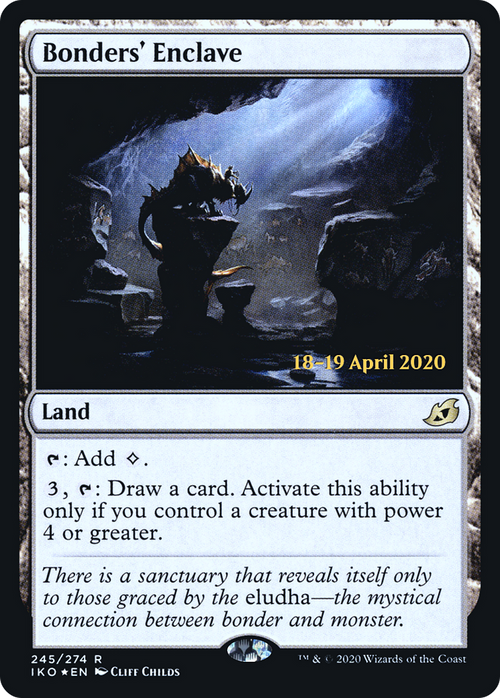 Bonders' Enclave (PRE-245S) - Ikoria: Lair of Behemoths Promos Foil