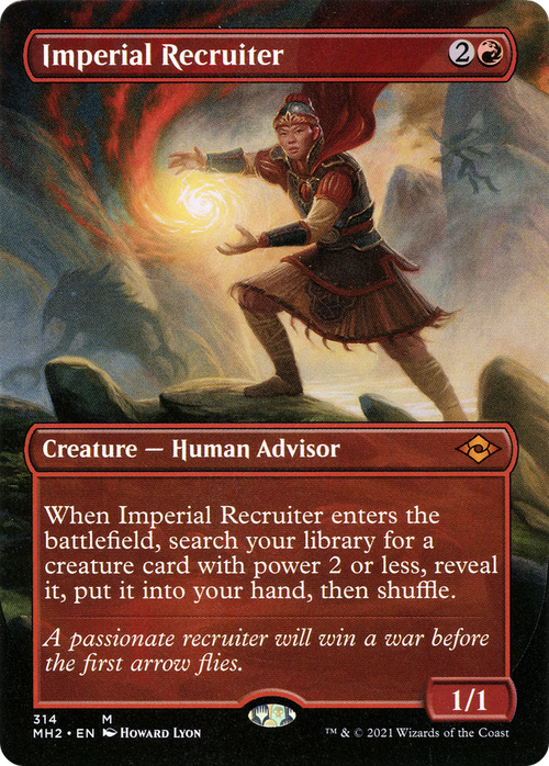 Imperial Recruiter (Borderless) (MH2-314) - Modern Horizons 2 (Borderless)