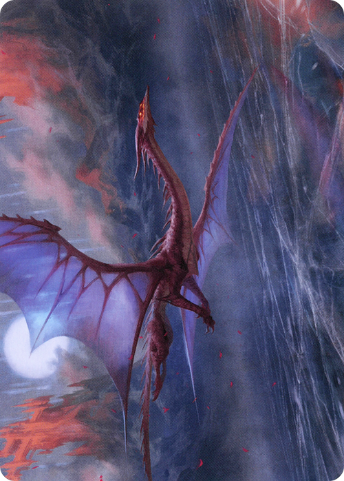 Manaform Hellkite // Manaform Hellkite (AVOW-046) - Crimson Vow Art Series (Borderless) Foil
