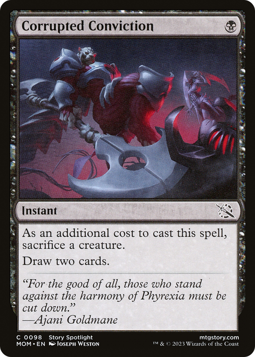 Corrupted Conviction (MOM-098) - March of the Machine Foil
