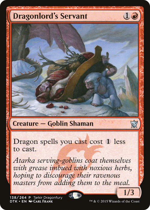 Dragonlord's Servant (TDP-138) - Tarkir Dragonfury