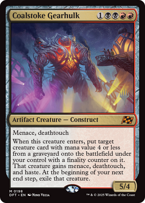 Coalstoke Gearhulk (PPDFT-198P) - Promo Pack: Aetherdrift Foil