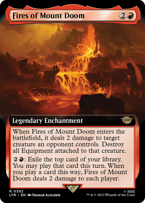 Fires of Mount Doom (Extended Art) (LTR-392) - The Lord of the Rings: Tales of Middle-earth: (Extended Art)