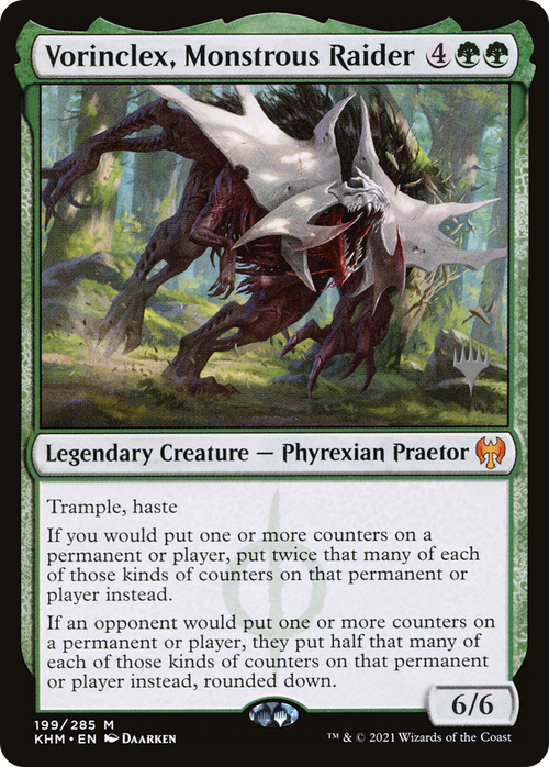 Vorinclex, Monstrous Raider (PPKHM-199P) - Kaldheim Promos