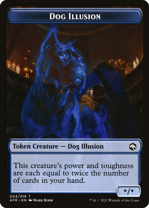 Dog Illusion (AFR-003) - Adventures in the Forgotten Realms Tokens