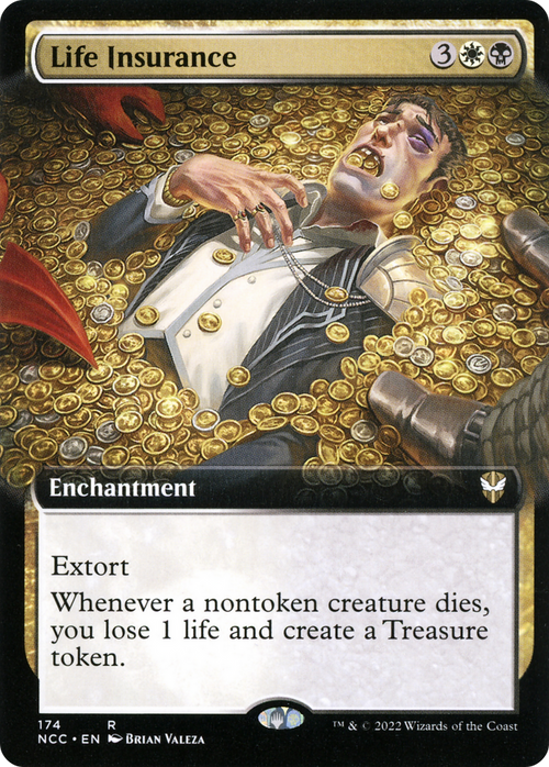 Life Insurance (Extended Art) (NCC-174) - New Capenna Commander: (Extended Art)