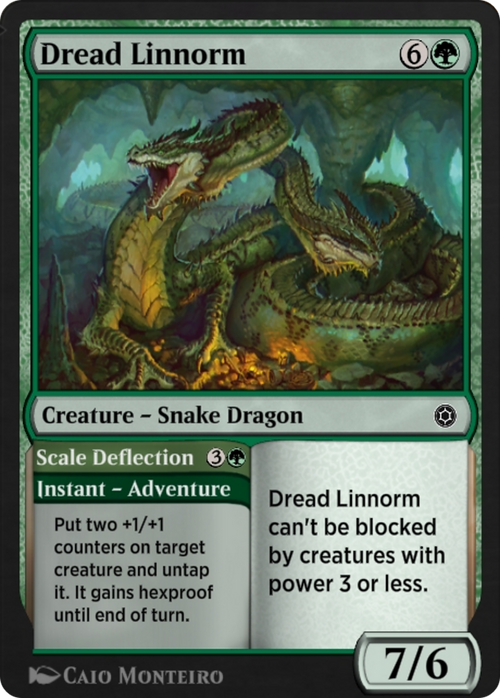 Dread Linnorm // Scale Deflection (HBG-206) - Alchemy Horizons: Baldur's Gate