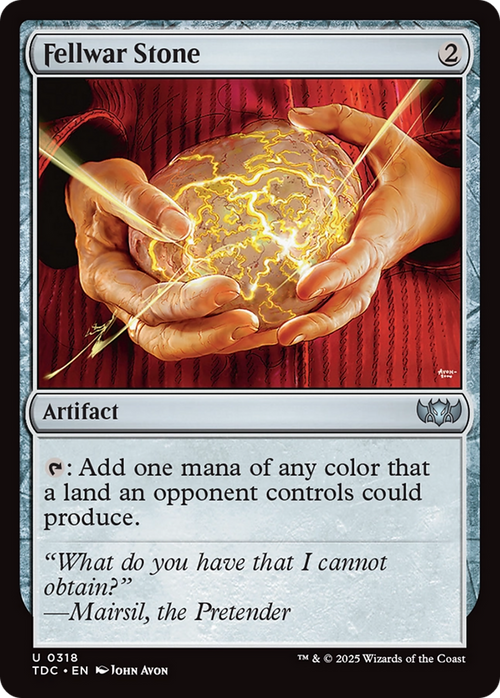 Fellwar Stone (TDC-318) - Commander: Tarkir: Dragonstorm
