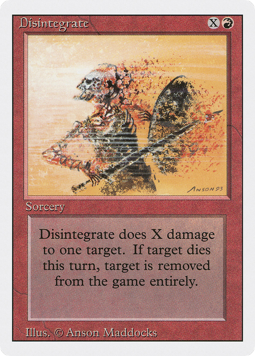Disintegrate (3ED-) - Revised Edition