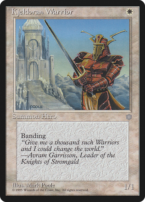 Kjeldoran Warrior (ICE-) - Ice Age