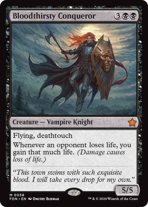 Bloodthirsty Conqueror (FDN-058) - Foundations