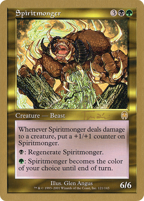 Spiritmonger - 2001 Jan Tomcani (APC) (WCD-) - World Championship Decks 2001
