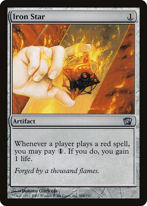 Iron Star (8ED-304) - 8th Edition Foil